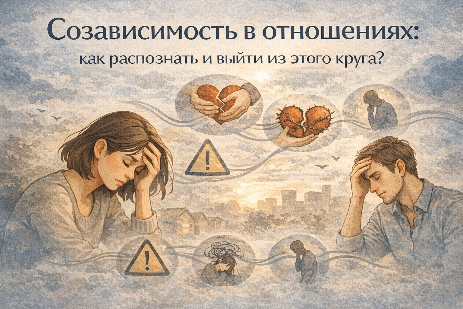 Созависимость в отношениях — признаки и помощь психолога
